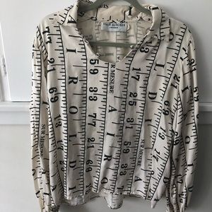 Statement silk shirt/blouse